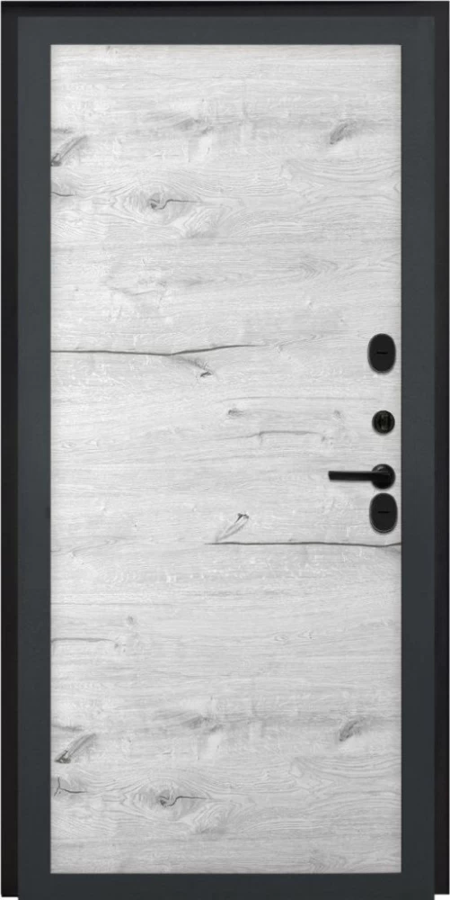Входная дверь ДвериПРО L-45 Без фрезеровки Дуб арктик горизонт DPRO195649 внутренняя сторона