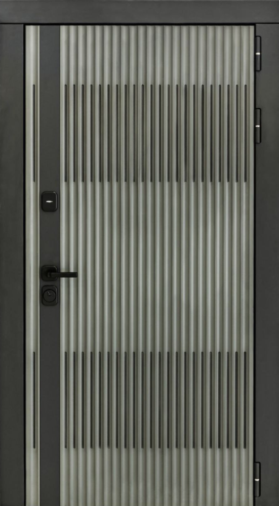 Входная дверь ДвериПРО Elfy Лаура-2 (16мм, мореный дуб) DPRO197009 внешняя сторона