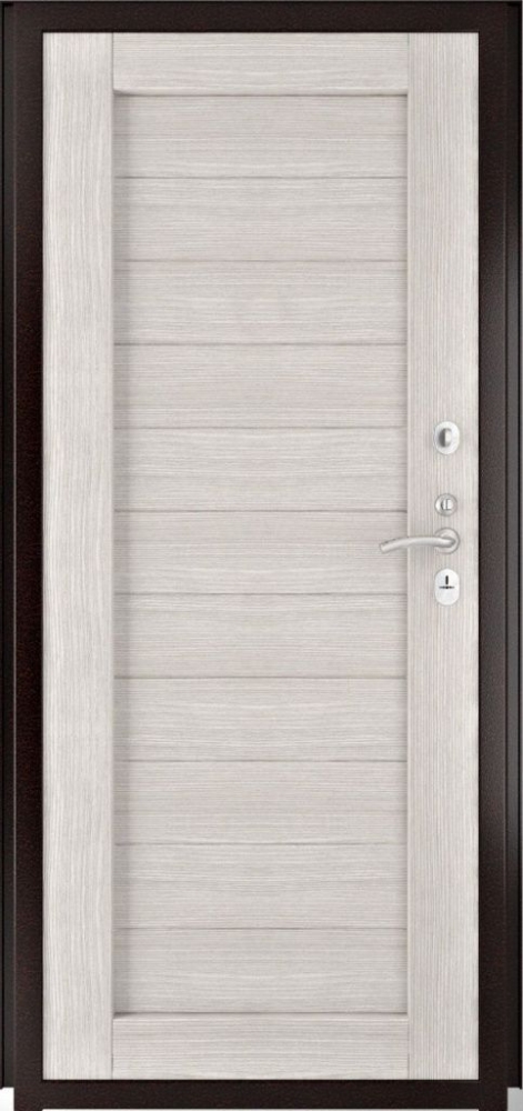 Входная дверь ДвериПРО Аура Экошпон СБ-3 (16мм, капучино) DPRO195940 внутренняя сторона