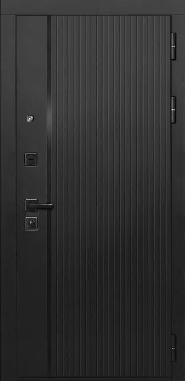 Входная дверь ДвериПРО L-45 ФЛ-609 (L-52, 10мм, белый матовый) DPRO196512 внешняя сторона