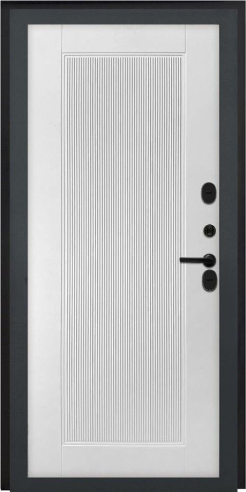 Входная дверь ДвериПРО Берген ПВХ 10мм Астрод Velutto Bianco DPRO196748 внутренняя сторона