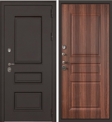 Дверь Аляска Терморазрыв 3К Статус Коньяк