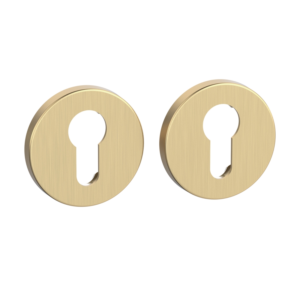 Фото Накладка под цилиндр ET.R.EST.R52 SSG-39 сатинированное золото