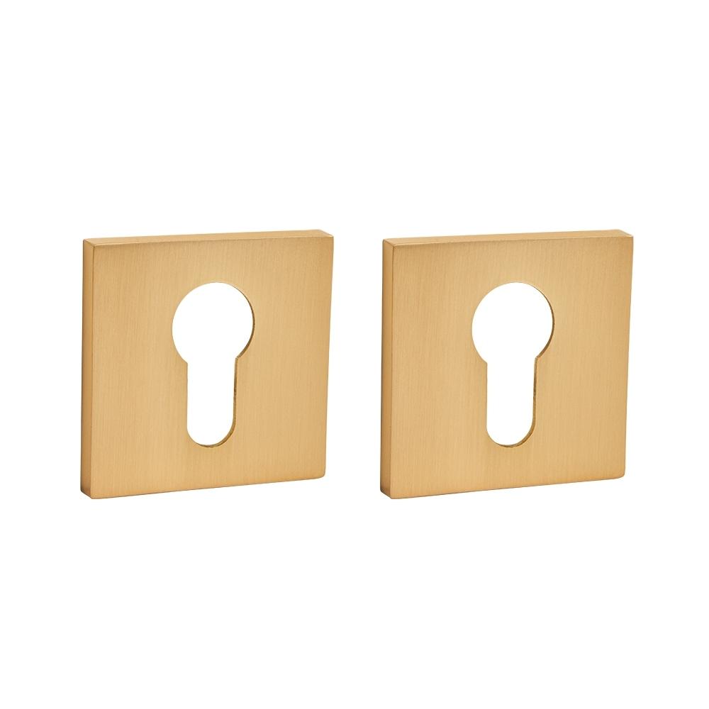 Фото Накладка под цилиндр ET.K.JS51 (ET JS) SSG-39 сатинированное золото