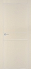 Межкомнатная дверь PX-15  AL кромка с 4-х ст. Бежевый матовый