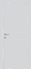 Межкомнатная дверь PX-15  AL кромка с 4-х ст. Сапфир матовый